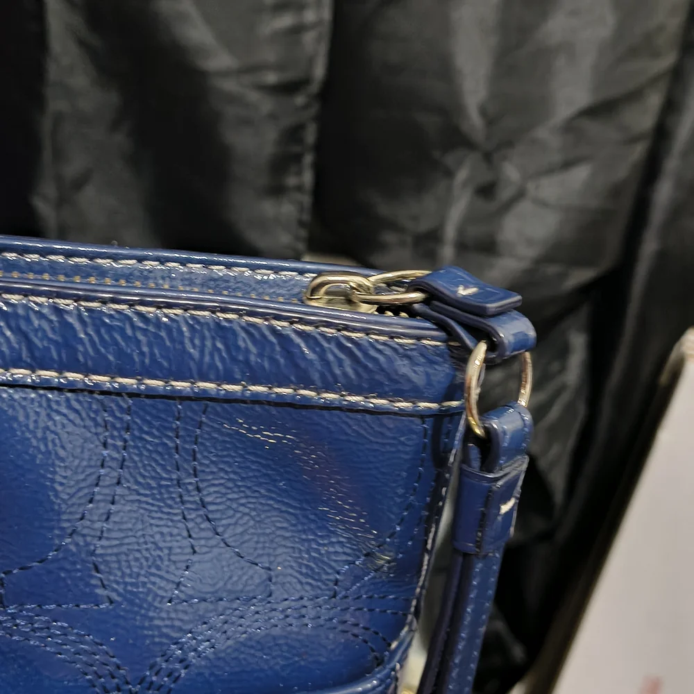 Coach Blue Tote Bag - Picture 12 of 13